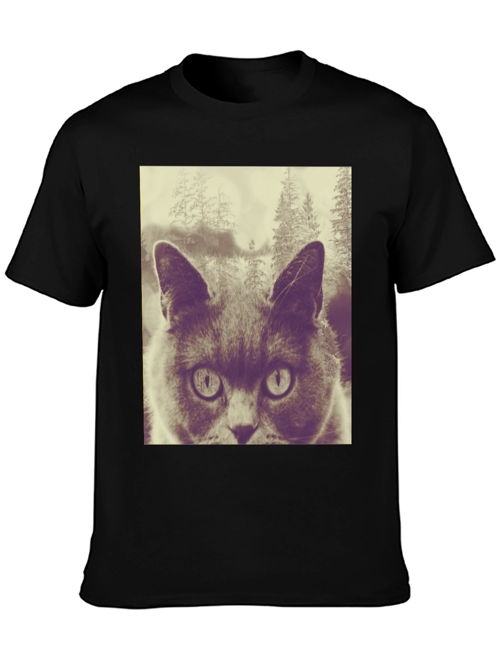Cat in the Woods Graphic Tee