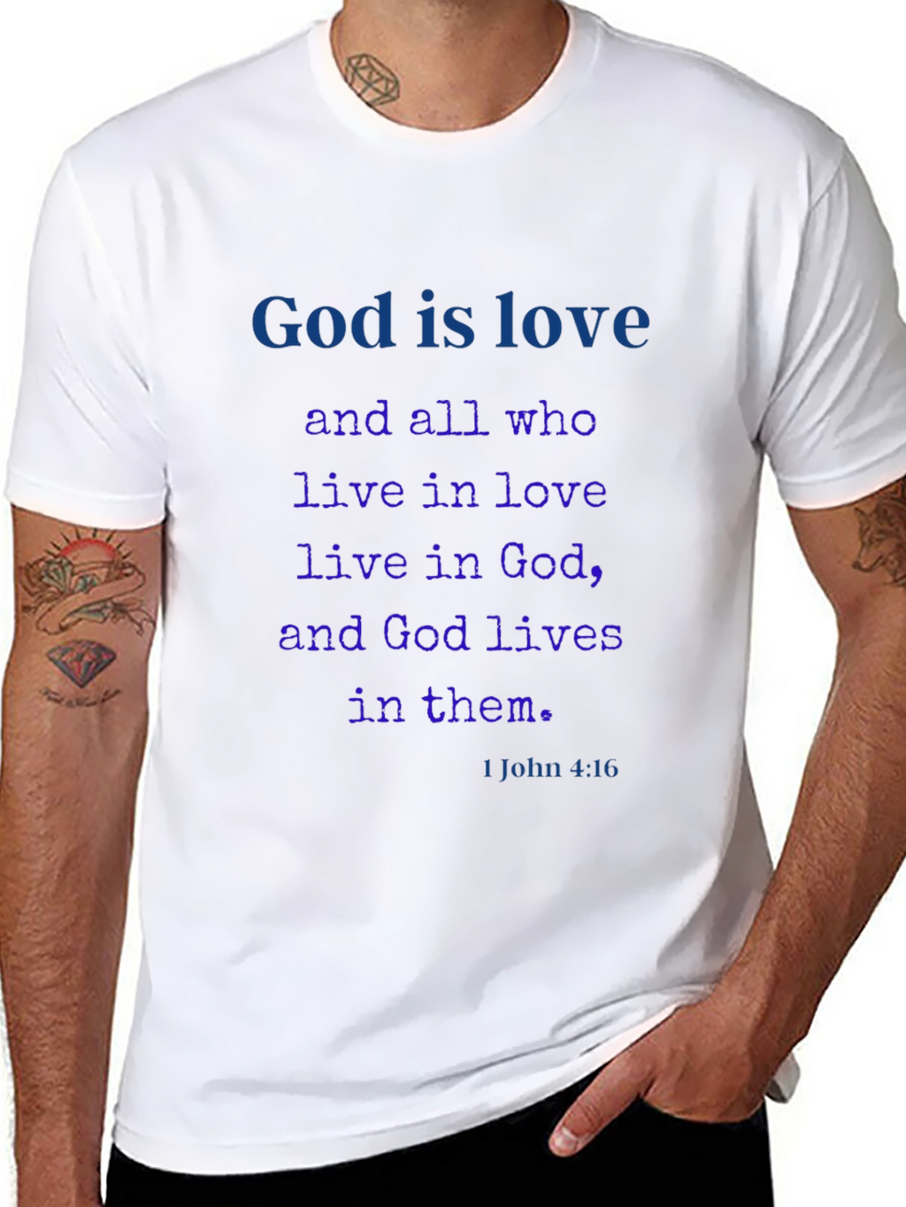 God is Love T-Shirt - Christian Scripture Tee