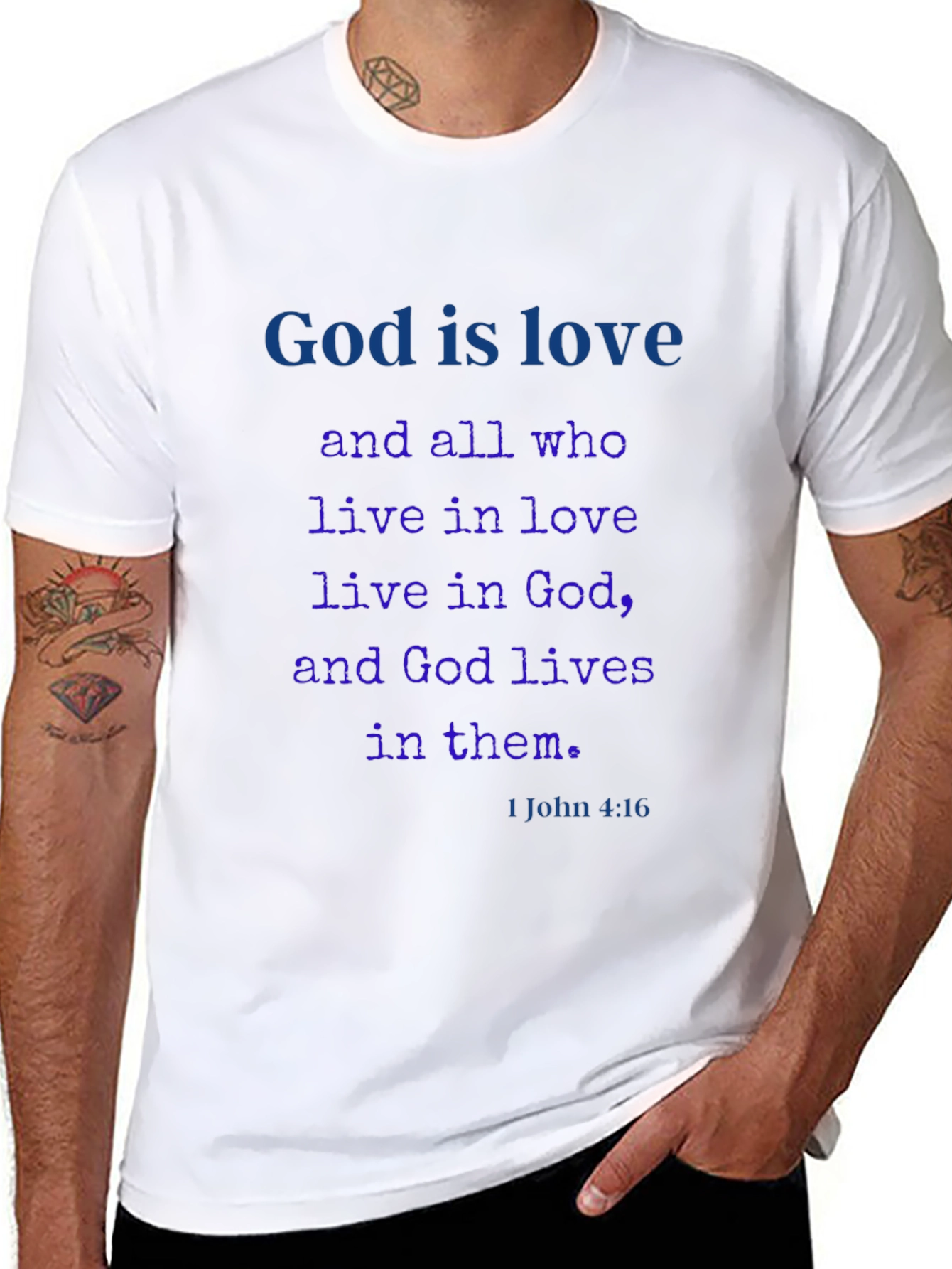God is Love T-Shirt - Christian Scripture Tee