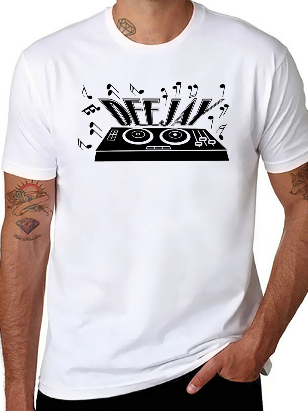 DJ Graphic Tee - Black Music Lover T-Shirt