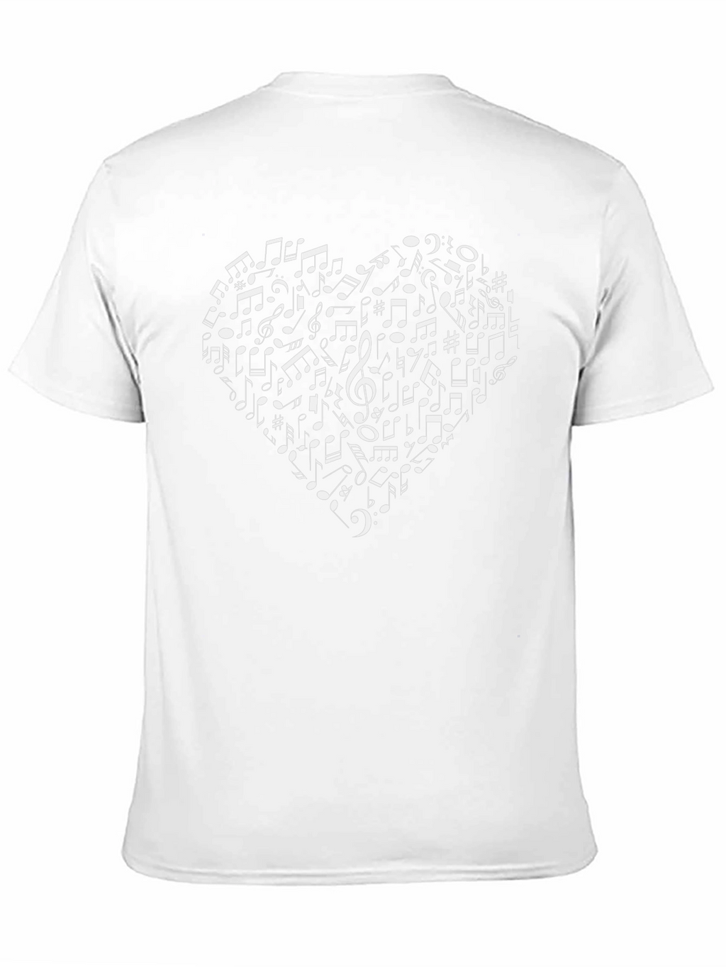 Musical Heart Graphic Tee - Black