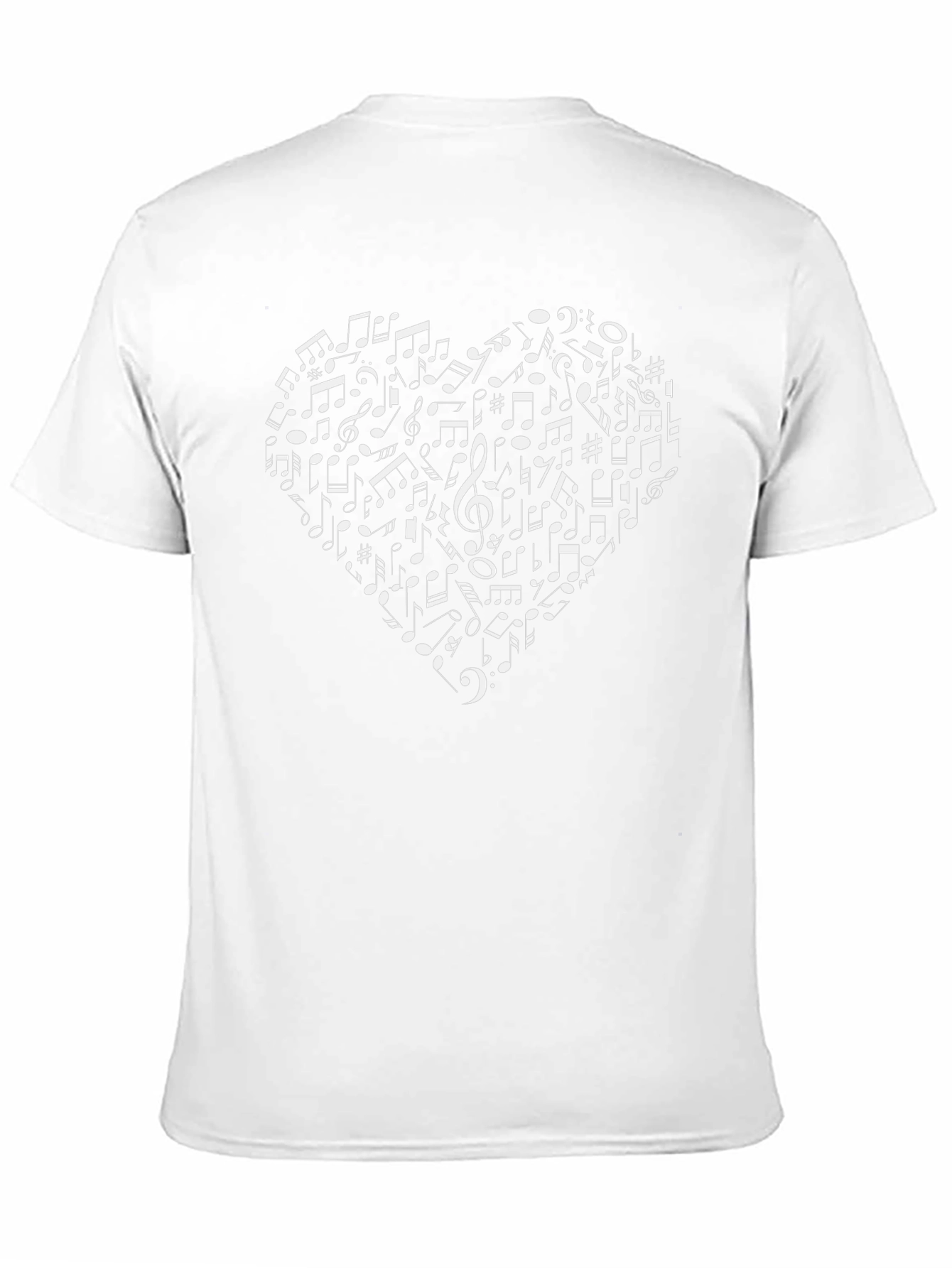 Musical Heart Graphic Tee - Black