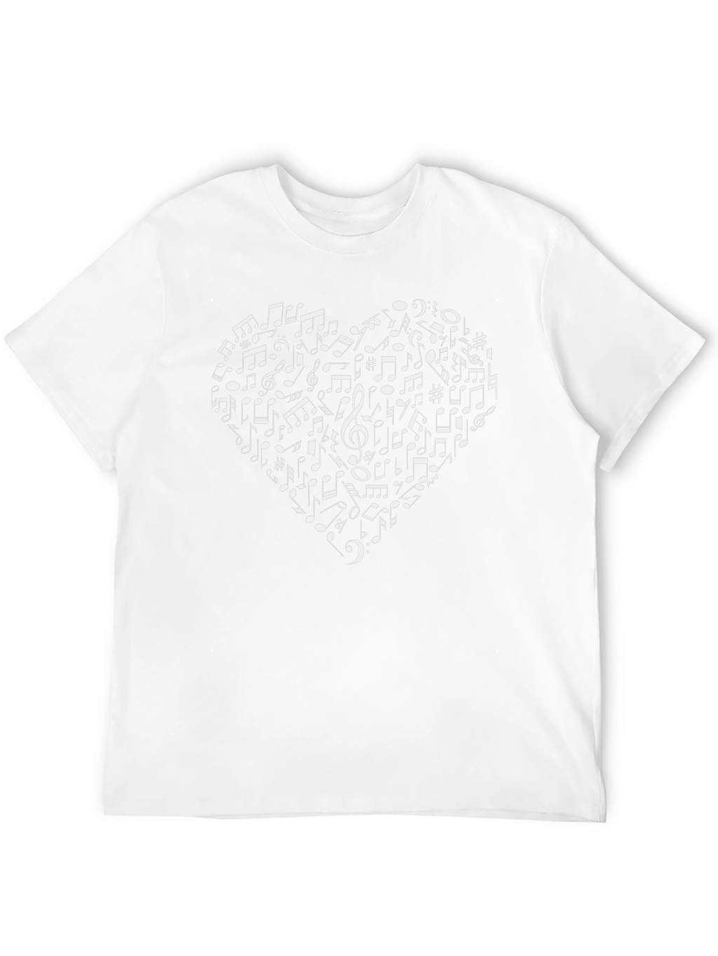 Musical Heart Graphic Tee - Black